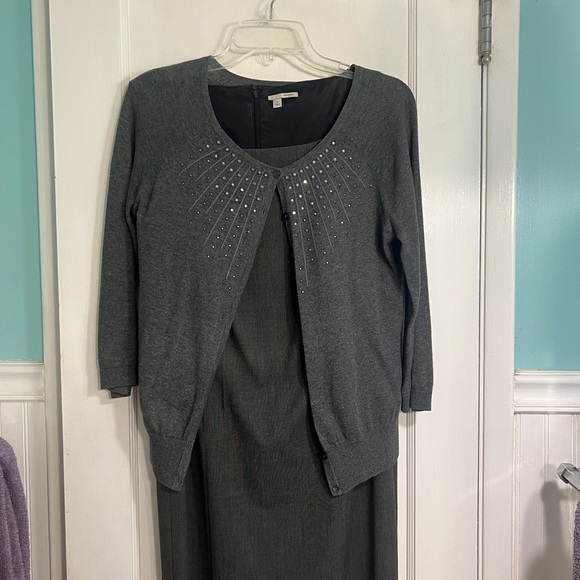 Halogen grey sleeveless sheath dress - Picture 10 of 11